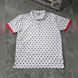 Flyte Golf Hawk Print Polo. Size XL. Good preowned condition.